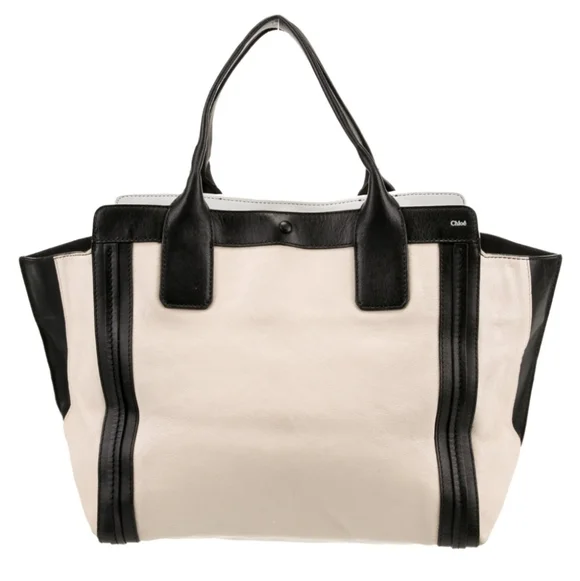 Chloe Alison East-West Leather Tote Bag - Picture 1 of 16